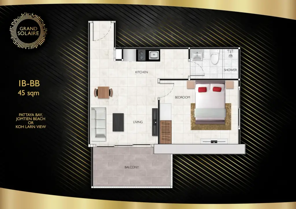 1 Bedroom Condo for Sale at Grand Solaire Pattaya building exterior