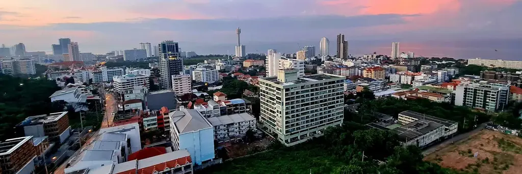 Pratumnak Hill Pattaya aerial view