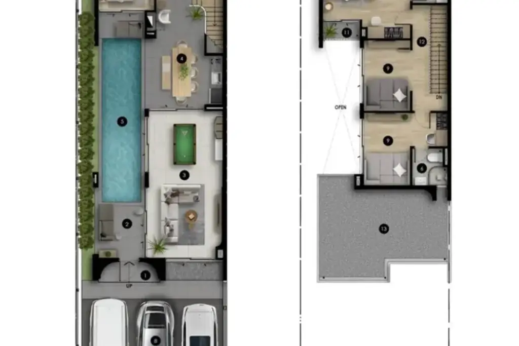 3 Bedroom House for Sale in Asaya Pool Villa exterior front view