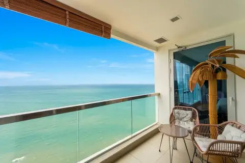 2 Bedroom Condo for Sale at Palm Wongamat second bedroom with city view