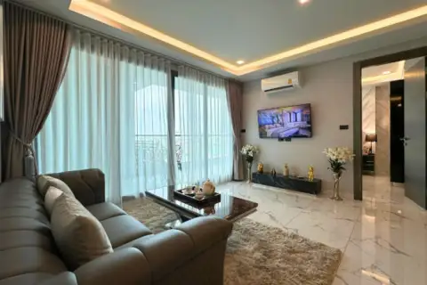 2 Bedroom Condo for Sale in Arcadia Millennium Tower modern kitchen with appliances