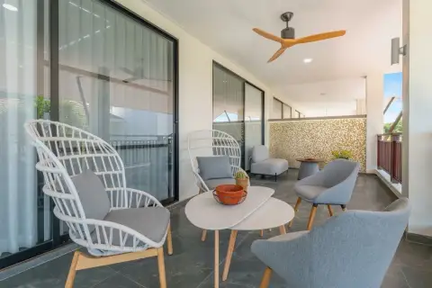 3 Bedroom Condo for Sale in Sunrise Beach Residence master bedroom with private balcony