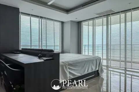 2 Bedroom Condo for Sale in La Royale Beach master bedroom with balcony access