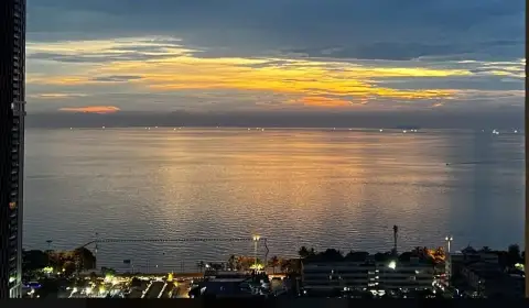 1 Bedroom Condo for Sale at Riviera Ocean Drive panoramic sea view with golden sunset reflections