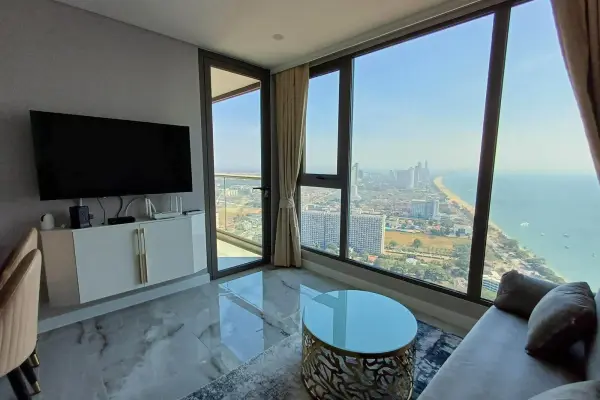 1卧公寓出售，位于 Copacabana Beach Jomtien