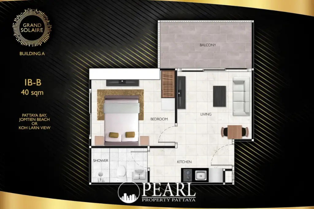 1 Bedroom Condo for Sale in Grand Solaire Pattaya building exterior