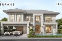 4 Bedroom House for Sale at Patta Terrane two-storey exterior with double garage, private pool and luxury landscaping