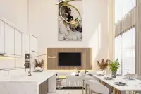 3 Bedroom House for Sale in Layan Bangsare Beach modern kitchen with island