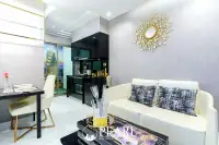1 Bedroom Condo for Sale in Grand Solaire Pattaya modern bathroom with shower