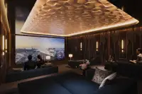 3 Bedroom Condo for Sale at Grand Solaire Noble dressing area with vanity table and mirrored wardrobe