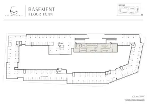 Embassy World building floor plan