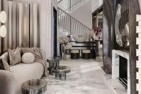 3 Bedroom House for Sale in The Palm Grandio's spacious living room