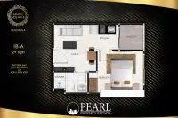 1 Bedroom Condo for Sale in Grand Solaire Pattaya private balcony overlooking Pattaya skyline