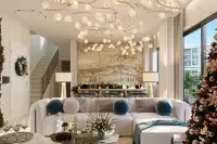 4 Bedroom House for Sale in The Palm Grandio's spacious living room