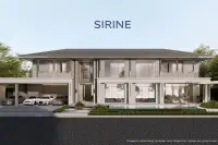5 Bedroom House for Sale at Patta Riverine two-storey exterior with private pool, carport, and floor-to-ceiling glass facade