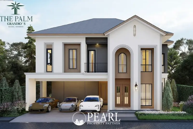 4 Bedroom House for Sale at The Palm Grandio's – Villa/House for Sale in Pattaya