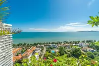 2 Bedroom Condo for Sale at Grand Condotel high-rise aerial view of Pattaya coastline with turquoise sea and tropical greenery