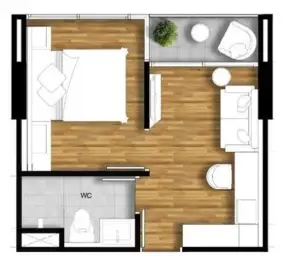 The Twin Tower Jomtien Beach Pattaya building floor plan