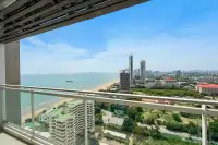 2 Bedroom Condo for Sale at Veranda Residence Pattaya fully equipped kitchen with dining area