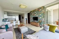1 Bedroom Condo for Sale in Bang Saray building exterior with balconies