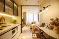 1 Bedroom Condo for Sale in Arom Jomtien modern living room with sea view