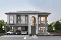 4 Bedroom House for Sale in The Palm Pattaya Chaiyapornvitee 25 spacious living room