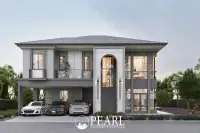4 Bedroom House for Sale in The Palm Pattaya Chaiyapornvitee 25 exterior front view