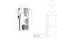 Studio Condo for Sale at Avenue Boutique Pattaya studio unit floor plan with dimensions and layout