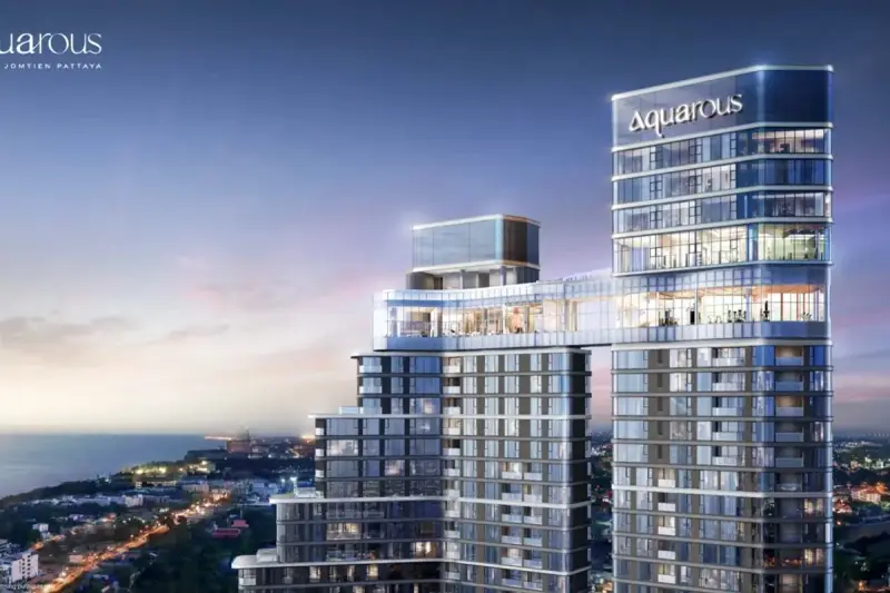 2 Bedroom Condo for Sale at Aquarous Jomtien Pattaya – Condo for Sale in Pattaya