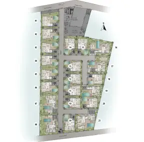 Zensiri Lakeside Pool Villas master plan