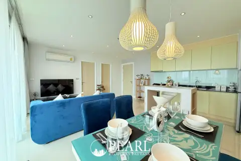 2 Bedroom Condo for Sale in Grande Caribbean master bedroom with king-size bed and ocean view