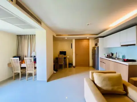 1 Bedroom Condo for Sale at City Garden Pattaya view from kitchen toward dining area and entrance door