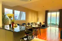 1 Bedroom Condo for Sale in The Cove Pattaya living room with modern furniture