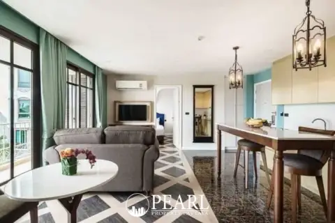 2 Bedroom Condo for Sale in Espana Condo Resort private balcony with city views