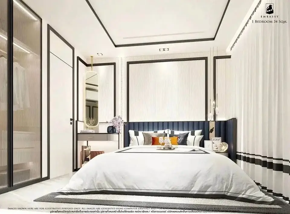 1 Bedroom Condo for Sale at Embassy Pattaya, Pattaya, Thailand — 1-bedroom Condo — photo 1