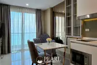 1 Bedroom Condo for Sale in The Riviera Jomtien spacious living room with modern decor