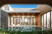 4 Bedroom House for Sale in Baan Mae 10 - Baan Mae Bibury modern kitchen with island