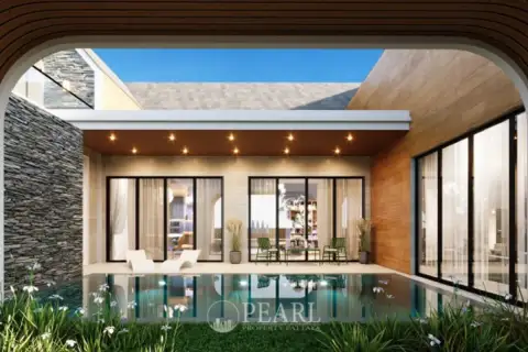 4 Bedroom House for Sale in Baan Mae 10 - Baan Mae Bibury modern kitchen with island