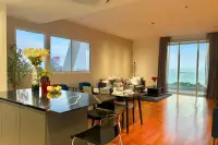 1 Bedroom Condo for Sale in The Cove Pattaya living room with modern furniture