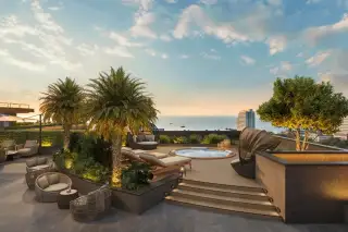 Level Pratumnak fitness center with InBody body composition scanner, cardio machines and floor-to-ceiling garden views