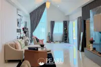 3 Bedroom House for Sale in Nordic Residence private swimming pool and deck area