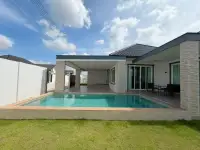 3 Bedroom House for Sale in Mabprachan exterior view with covered patio and private swimming pool