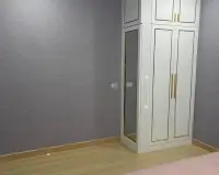 3 Bedroom House for Sale in Mabprachan built-in white wardrobe with mirrored door in bedroom corner