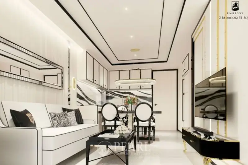 2 Bedroom Condo for Sale at Embassy Pattaya – Condo for Sale in Pattaya