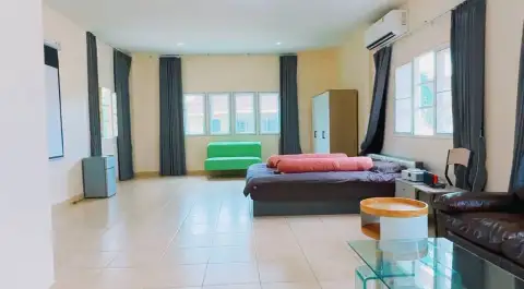 4 Bedroom House for Rent at Park Hill Village spacious upstairs room with daybed and blackout curtains