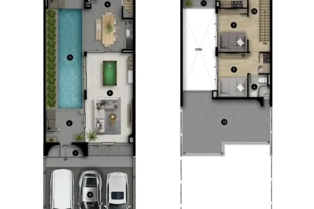 3 Bedroom House for Sale in Asaya Pool Villa exterior front view