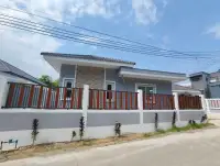 3 Bedroom House for Sale in Pong street view showing privacy fence and tiled roof facade