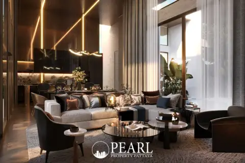 3 Bedroom House for Sale in Baan Mae 12 – Onyx Grand Village spacious living room