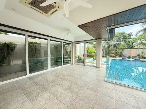 3 Bedroom House for Rent at Sedona Villas 1 modern kitchen island with open living and dining area