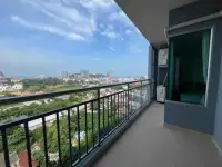 1 Bedroom Condo for Sale at Supalai Mare Pattaya private balcony overlooking cityscape and greenery